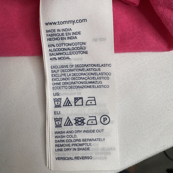 Tommy Hilfiger Women's‎ Pink Floral Casual Top Size 1X Preppy Coastal Casual - Picture 9 of 13